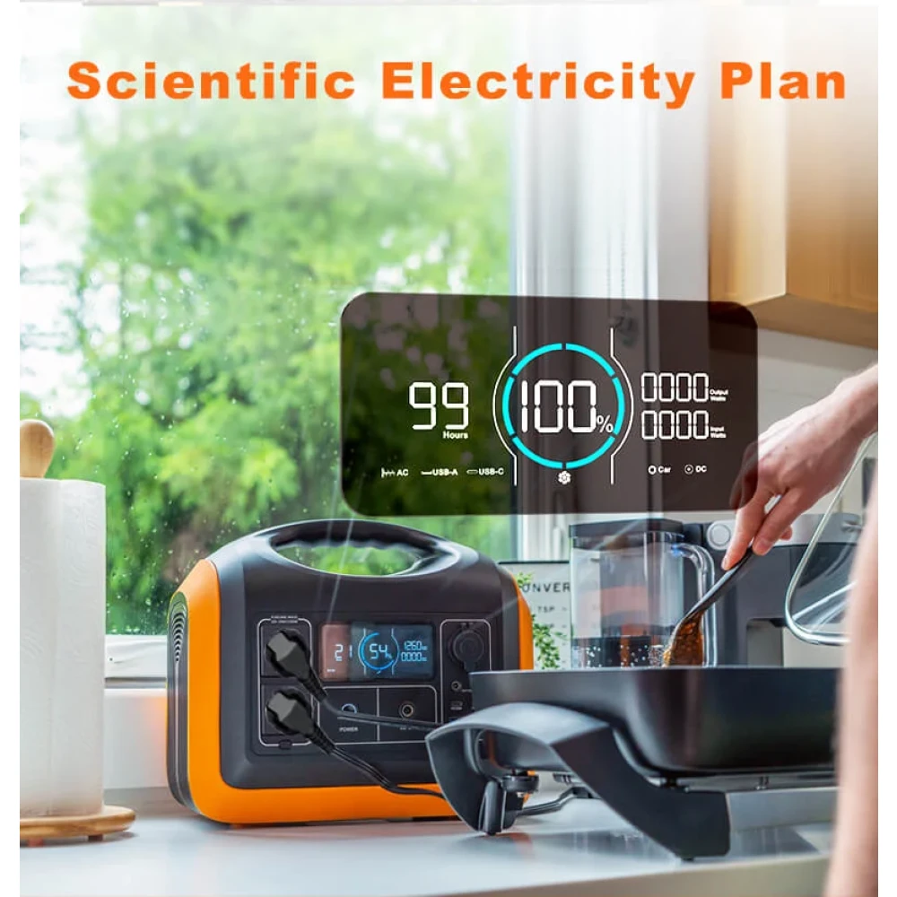Φορητός Σταθμός Ενέργειας Power Station 1200W - Electric Power Φορητός Σταθμός Ενέργειας Power Station 1200W - Image 2